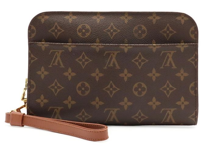 Borsa Second Louis Vuitton Monogram Orsay Marrone - vista 2