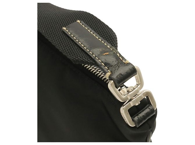 Borsa a Spalla Leggera in Tessuto Prada Nero - vista 6