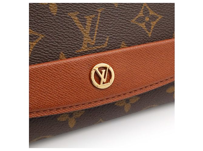 Borsa a Spalla Louis Vuitton Monogram Bordeaux 24 Marrone - vista 6