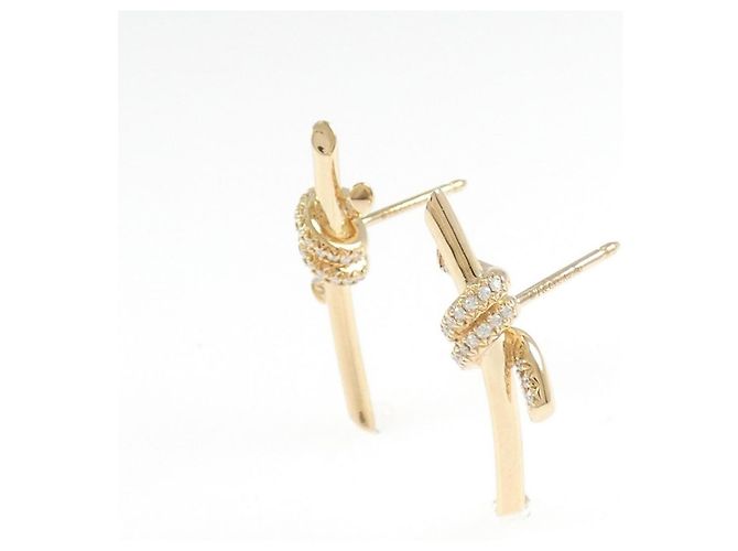 Tiffany & Co Orecchini Tiffany Knot in oro rosa - vista 2