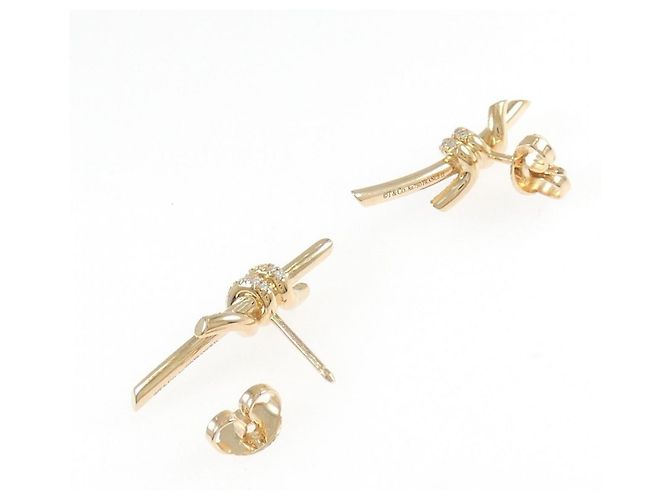 Tiffany & Co Orecchini Tiffany Knot in oro rosa - vista 3