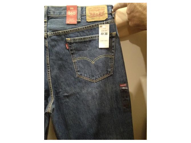 Jeans Levi's 560 Comfort Fit Blu - vista 5