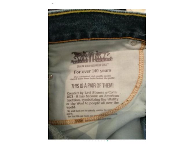 Jeans Levi's 560 Comfort Fit Blu - vista 7