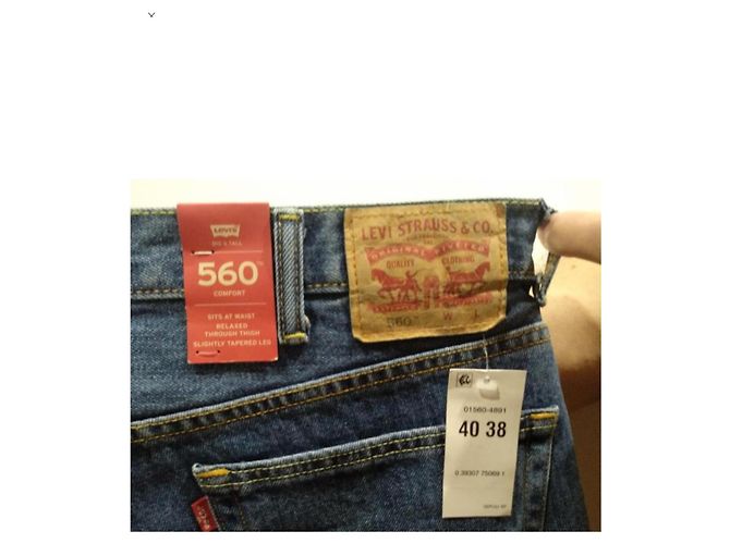 Jeans Levi's 560 Comfort Fit Blu - vista 8