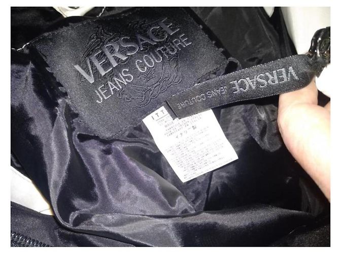 2-in-1 Transformierbare Jacke Versace Jeans Couture Schwarz Weiß - Ansicht 4