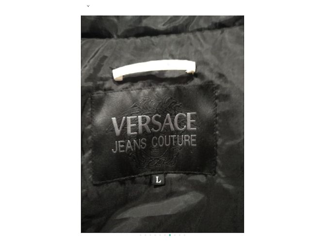 2-in-1 Transformierbare Jacke Versace Jeans Couture Schwarz Weiß - Ansicht 7