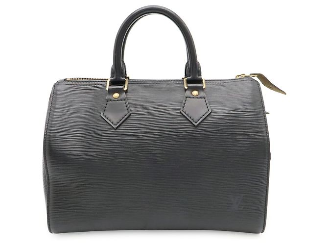 Borsa Louis Vuitton Epi Speedy 25 Nero - vista 2