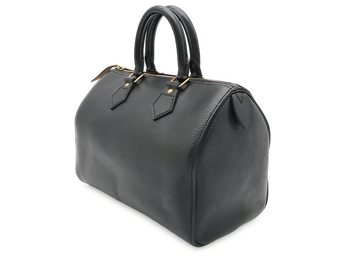Borsa Louis Vuitton Epi Speedy 25 Nero - vista 3