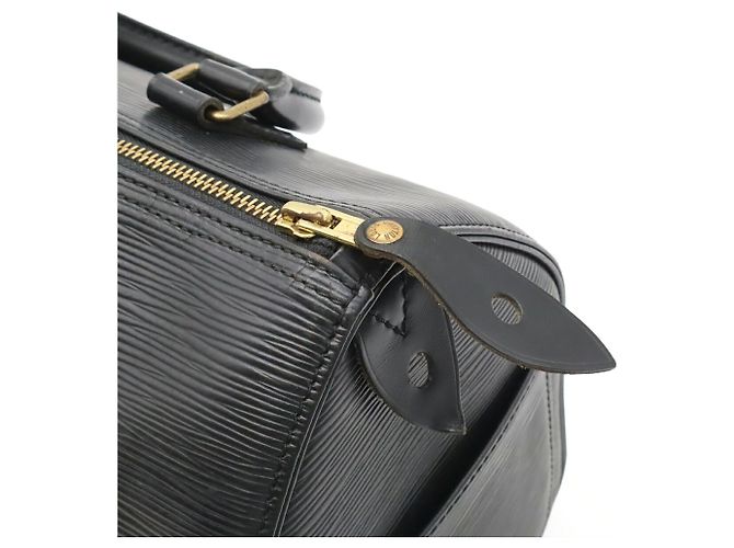 Borsa Louis Vuitton Epi Speedy 25 Nero - vista 6