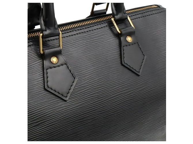 Borsa Louis Vuitton Epi Speedy 25 Nero - vista 8