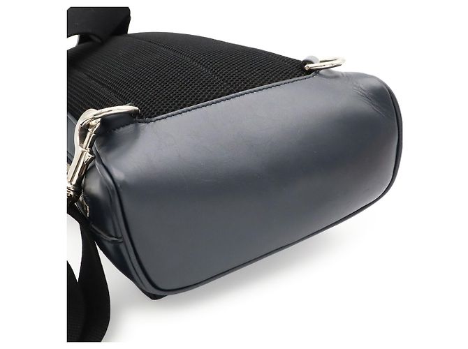 Borsa a tracolla Gucci Guccissima Blu navy - vista 8