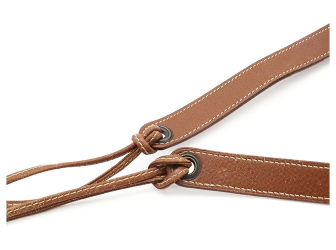 Hermès Pochette da vita in pelle marrone Hermes - vista 5