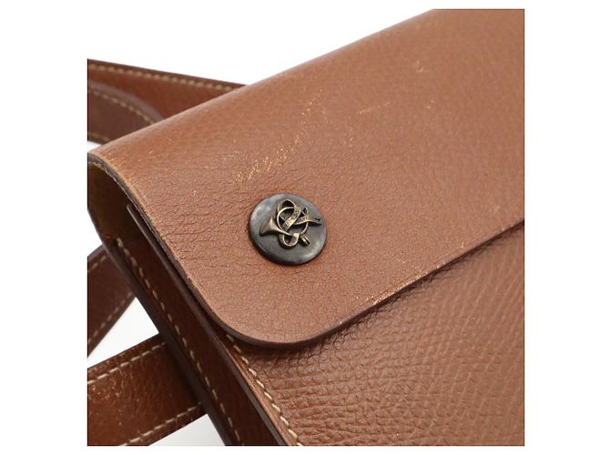 Hermès Pochette da vita in pelle marrone Hermes - vista 6