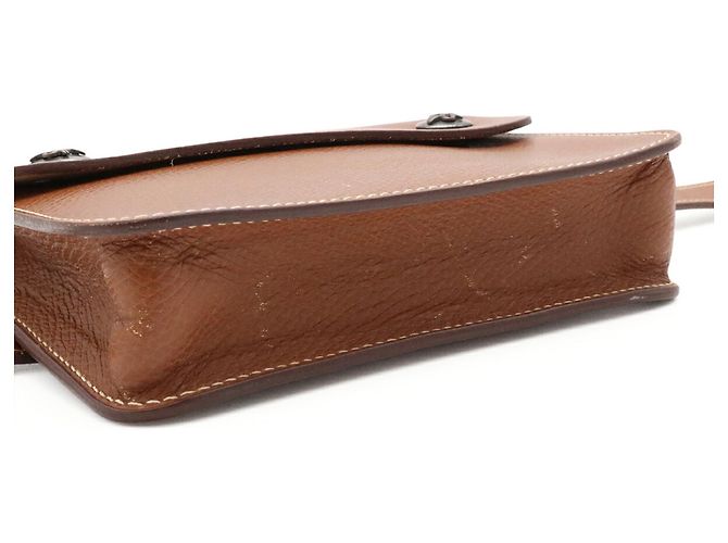 Hermès Pochette da vita in pelle marrone Hermes - vista 7