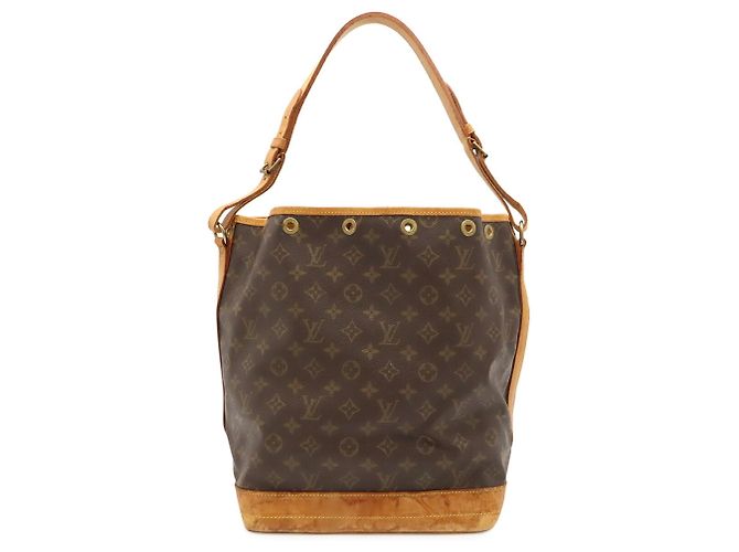 Borsa a Spalla Louis Vuitton Monogram Noe Marrone - vista 2
