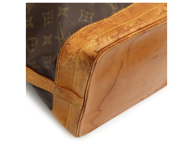 Borsa a Spalla Louis Vuitton Monogram Noe Marrone - vista 4