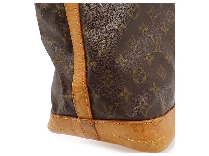 Borsa a Spalla Louis Vuitton Monogram Noe Marrone - vista 9