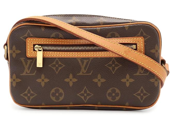 Borsa a tracolla Louis Vuitton Monogram Pochette Cité Marrone - vista 2