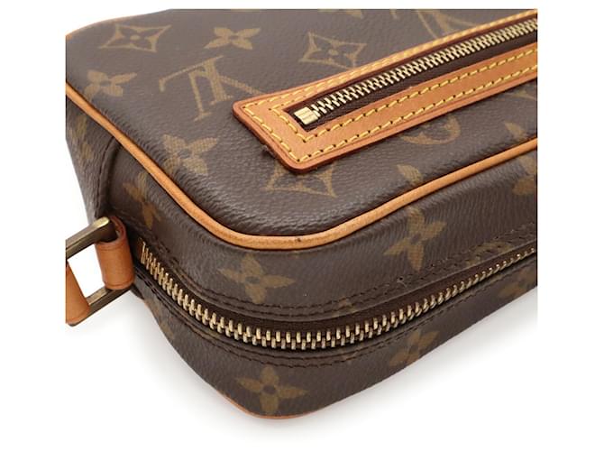 Borsa a tracolla Louis Vuitton Monogram Pochette Cité Marrone - vista 4