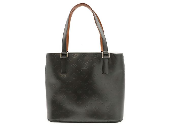 Borsa Tote Louis Vuitton Monogram Mat Stockton Nero - vista 2