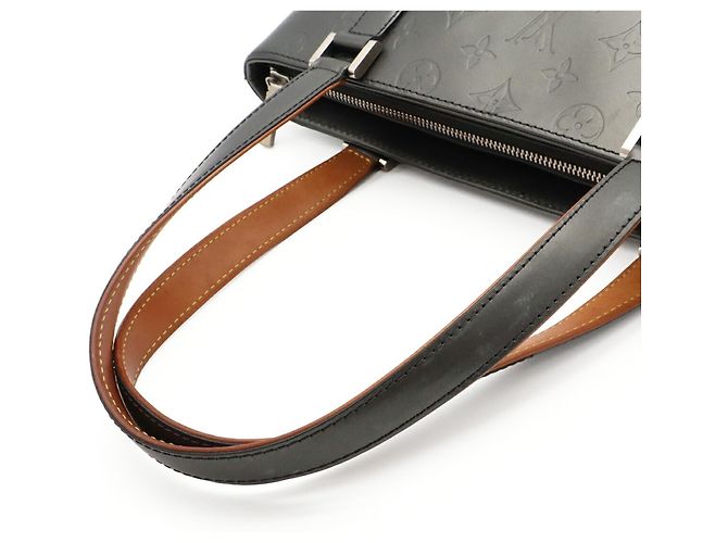 Borsa Tote Louis Vuitton Monogram Mat Stockton Nero - vista 5