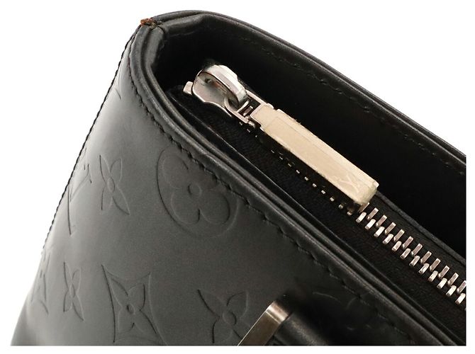 Borsa Tote Louis Vuitton Monogram Mat Stockton Nero - vista 6