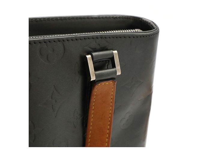 Borsa Tote Louis Vuitton Monogram Mat Stockton Nero - vista 7