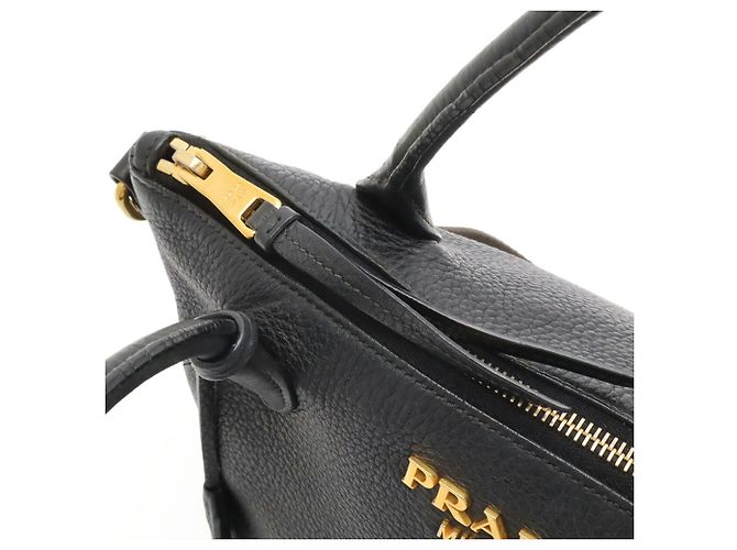 Borsa a mano e borsa a tracolla Prada Vit.Daino Nero - vista 6