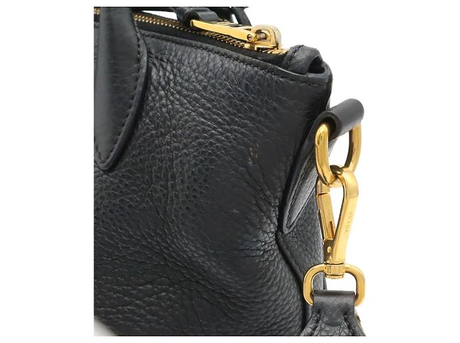 Borsa a mano e borsa a tracolla Prada Vit.Daino Nero - vista 8