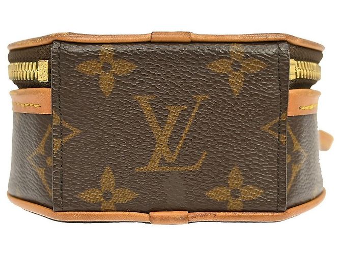 Louis Vuitton Boîte Chapeau Canvas Micro Marrone - vista 7