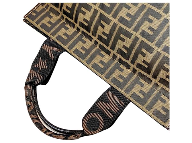 Fendi Zucca Pattern Tote Bag Braun - Ansicht 6