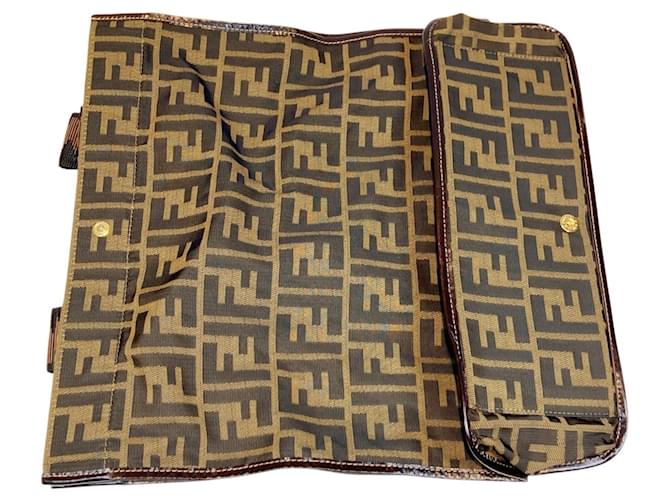 Fendi Zucca Pattern Tote Bag Braun - Ansicht 8