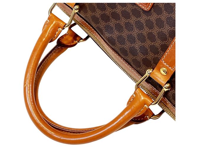 Céline Celine Macadam Vintage Boston Bag Braun - Ansicht 6