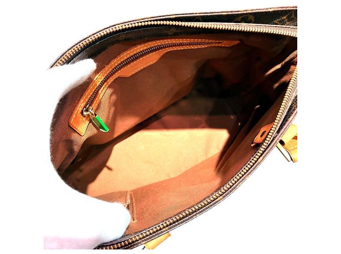Borsa Tote Cabas Piano Louis Vuitton Marrone - vista 7
