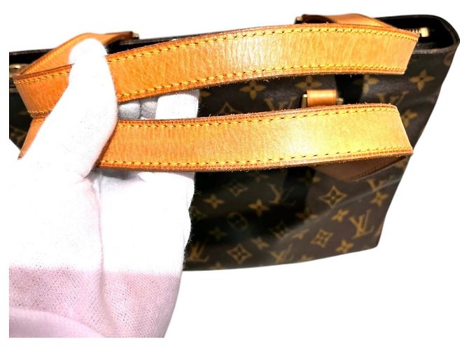 Borsa Tote Cabas Piano Louis Vuitton Marrone - vista 8