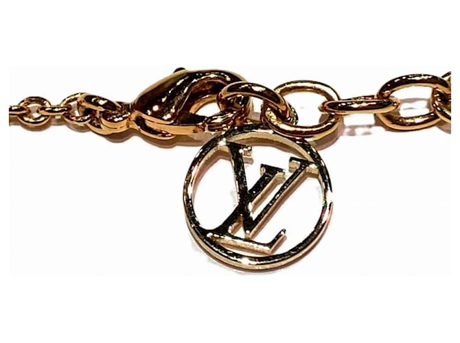 Collana Essential V Louis Vuitton D'oro - vista 2