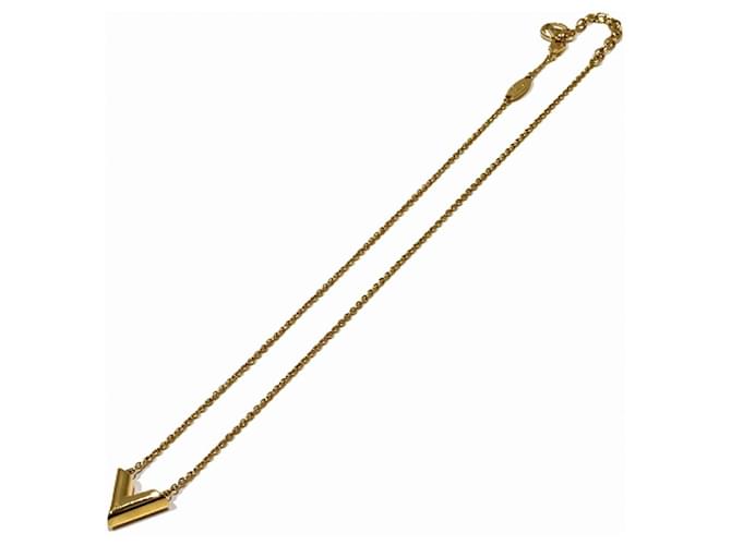 Collana Essential V Louis Vuitton D'oro - vista 3