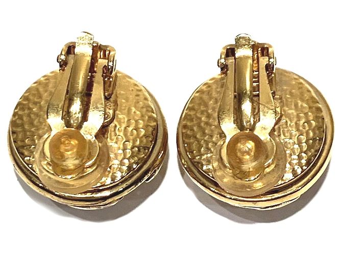 Timeless Orecchini a clip placcati in oro Chanel - vista 3