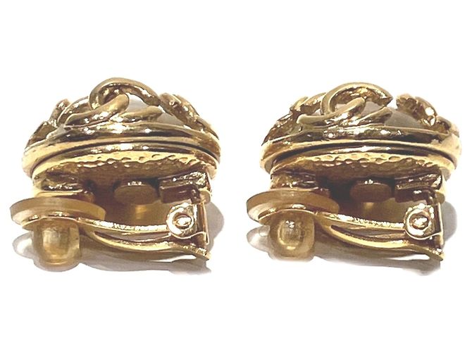 Timeless Orecchini a clip placcati in oro Chanel - vista 7