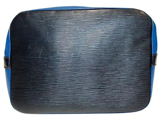 Noe Borsa a Spalla Louis Vuitton Petit Noé Nero Blu - vista 3