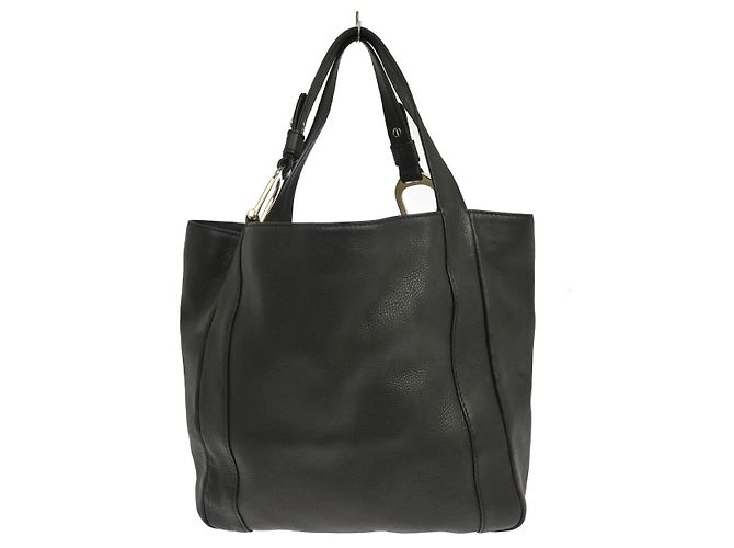 Gucci Greenwich Tote Leder Medium Schwarz - Ansicht 2