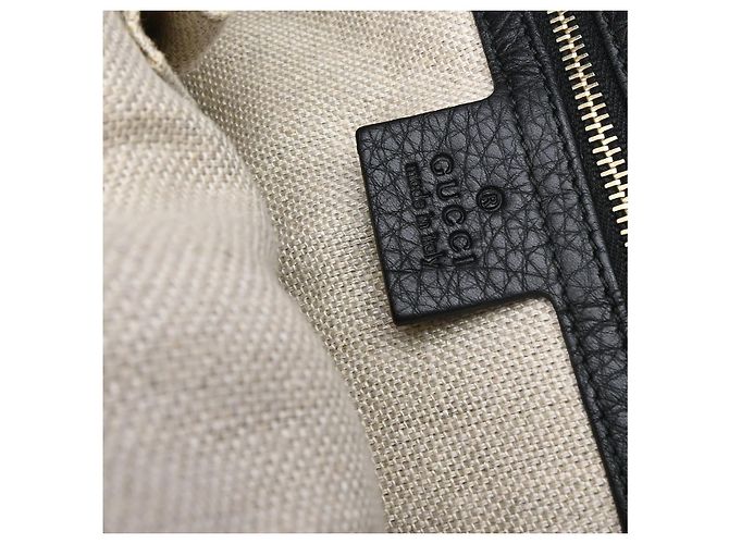 Gucci Greenwich Tote Leder Medium Schwarz - Ansicht 5