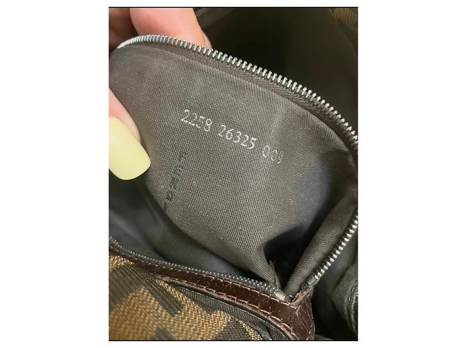 Fendi Zucca Tasche Braun - Ansicht 13