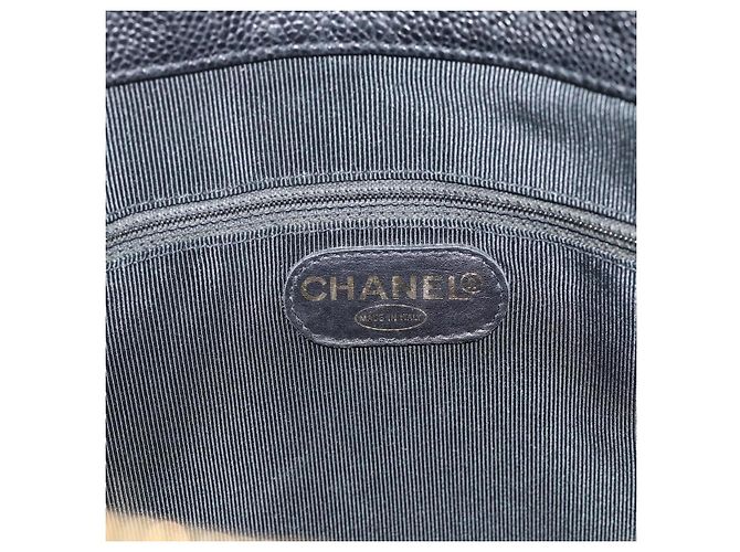 Chanel Triple CC Chain Shoulder Caviar Leather Nero - vista 6