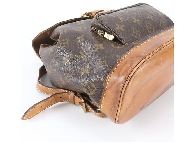 Zaino e Borsa a Spalla Louis Vuitton Monogram Montsouris MM Marrone - vista 6