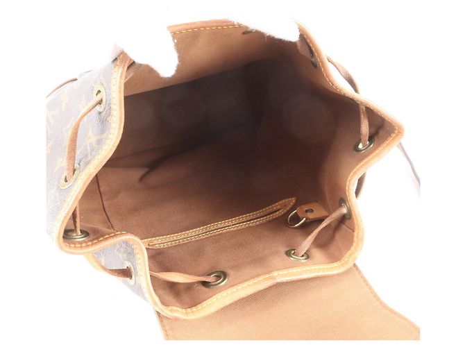 Zaino e Borsa a Spalla Louis Vuitton Monogram Montsouris MM Marrone - vista 7