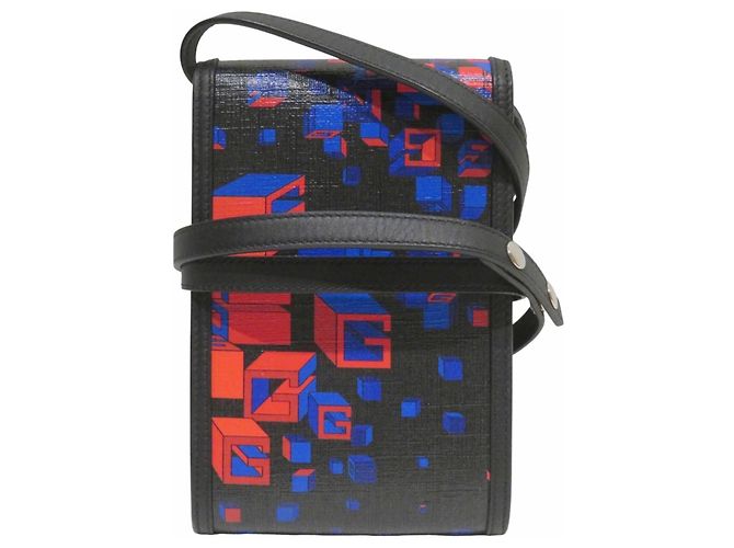 Borsa a tracolla porta telefono Gucci Square G Space Nero - vista 2