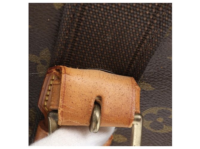 Borsa Boston Louis Vuitton Monogram Satellite 65 in pelle Marrone - vista 10