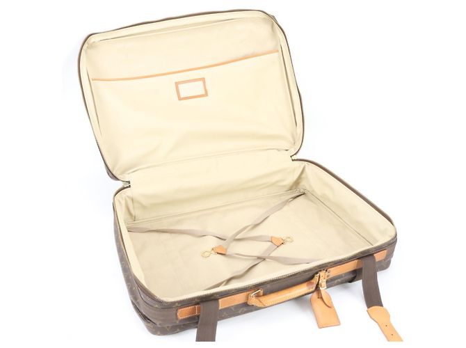 Borsa Boston Louis Vuitton Monogram Satellite 65 in pelle Marrone - vista 7