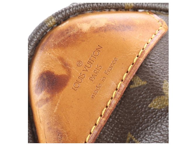 Borsa Boston Louis Vuitton Monogram Satellite 65 in pelle Marrone - vista 9